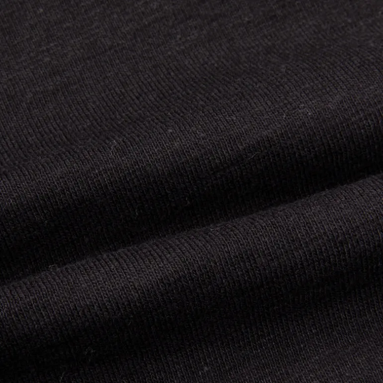 The Real McCoy's Athletic L/S T-shirt / Loopwheel Black