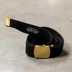 The Real McCoy's Black Trouser Uniform Belt