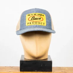 The Real McCoy's Buco Chambray Mesh Cap