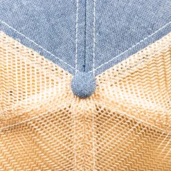 The Real McCoy's Buco Chambray Mesh Cap