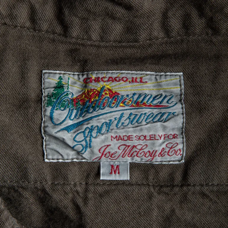 The Real McCoy's Climber Short Over Dyed Brown