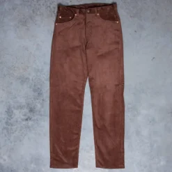 The Real McCoy's Corduroy Trousers Brown Lot. 906