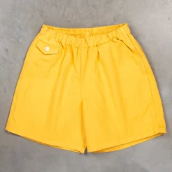 The real McCoy's Cotton Drill Shorts Yellow