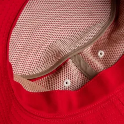 The Real McCoy's Cotton Fishing Bucket Hat Red