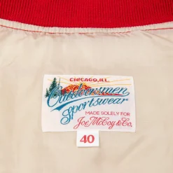 The Real McCoy's Cotton Nylon Down Vest Red