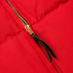 The Real McCoy's Cotton Nylon Down Vest Red