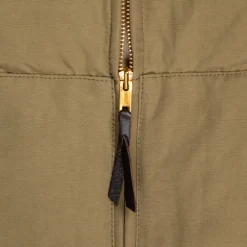 The Real McCoy's Cotton Nylon Down Vest Olive