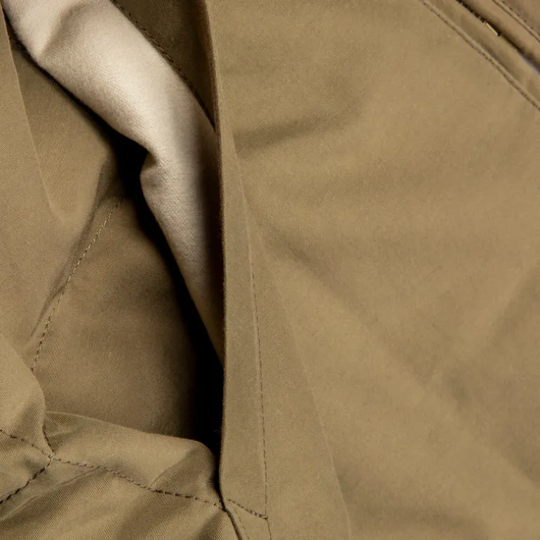 The Real McCoy's Cotton Nylon Down Vest Olive