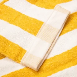 The Real McCoy's Cotton Pile Beach Shirt Yellow Stripe
