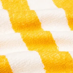 The Real McCoy's Cotton Pile Beach Shirt Yellow Stripe