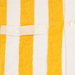 The Real McCoy's Cotton Pile Beach Shirt Yellow Stripe