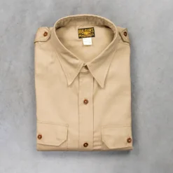 The Real McCoy's Cotton Shirt (Modify) Khaki