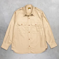 The Real McCoy's Cotton Shirt (Modify) Khaki