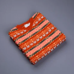 The Real McCoy's Fair Isle Sweater Orange