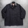The Real McCoy's Fireman Coat Black