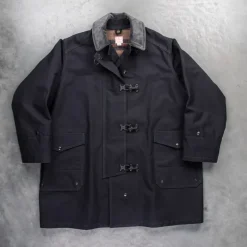The Real McCoy's Fireman Coat Black