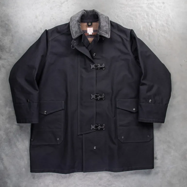 The Real McCoy's Fireman Coat Black