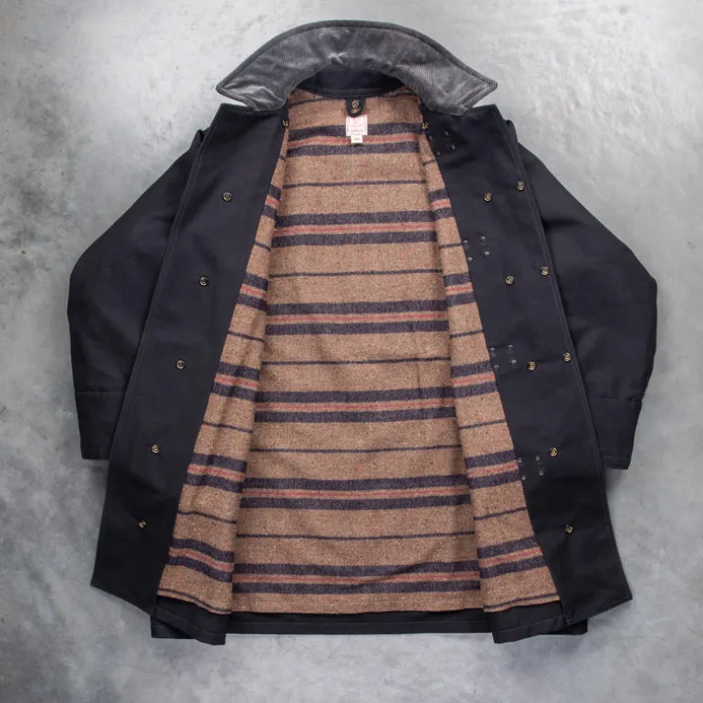 The Real McCoy's Fireman Coat Black