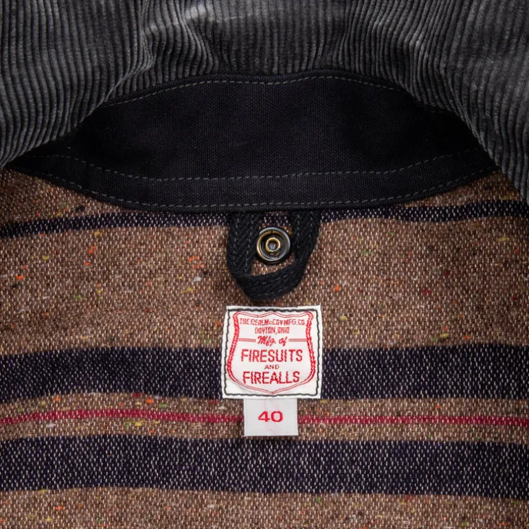 The Real McCoy's Fireman Coat Black
