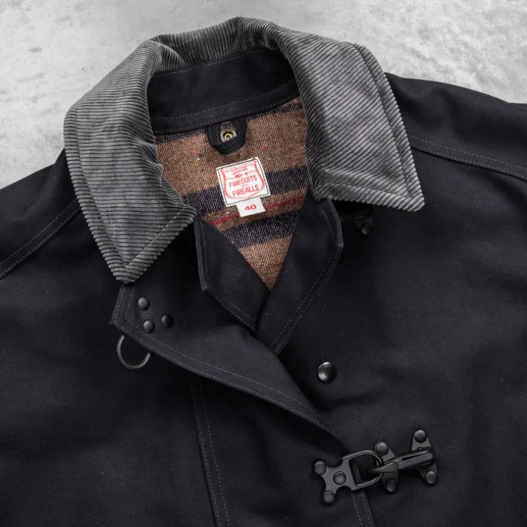 The Real McCoy's Fireman Coat Black