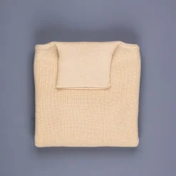 The Real McCoy's Fisherman's Turtle Neck Sweater Ecru