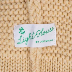 The Real McCoy's Fishermans knit cap Ecru