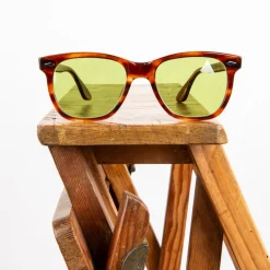 The Real McCoy's Geyser / Brown Frame Sunglasses Green