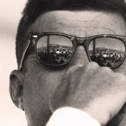 The Real McCoy's Geyser / Black Frame Sunglasses Blue