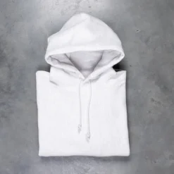 The Real McCoy's Heavyweight Hooded Sweatshirt Silver