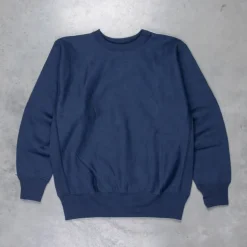 The Real McCoy's Heavyweight Crew Neck Navy