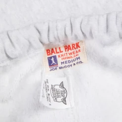 The Real McCoy's Heavyweight Sweatpants Silver