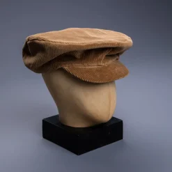 The Real McCoy's 8HU Corduroy News Boy Cap brown