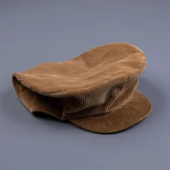 The Real McCoy's 8HU Corduroy News Boy Cap brown