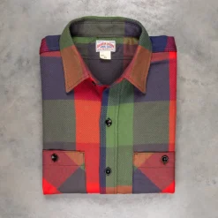 The Real McCoy's 8HU Multicolor Check Flannel Shirt