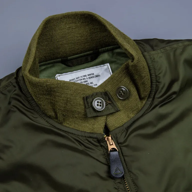 The Real McCoy's Jacket - Suit Flying Winter Olive