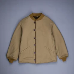 The Real McCoy's Jacket field Pile O.D. Olive
