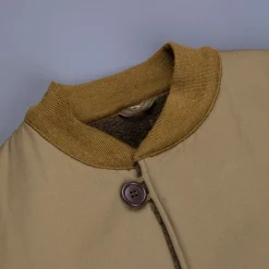 The Real McCoy's Jacket field Pile O.D. Olive