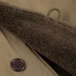 The Real McCoy's Jacket field Pile O.D. Olive