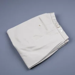 The Real McCoy's Joe McCoy 1950s Cotton Chino Trousers Beige
