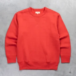The Real McCoy's Joe McCoy 10oz loopwheel sweatshirt Cherry