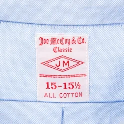 The Real McCoy's Joe McCoy Button Down Shirt Light Blue