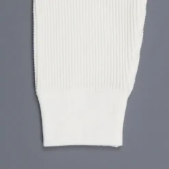 The Real McCoy's Joe McCoy Waffle Henley Longsleeve white