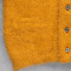 The Real McCoy's Joe McCoy JM Mohair Cardigan Mustard