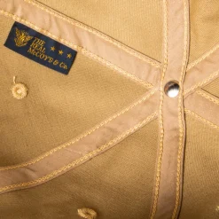 The Real McCoy's Logo Baseball Cap Khaki