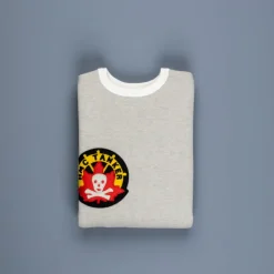 The Real McCoy's Militairy Sweatshirt Oatmeal HMC Tanker