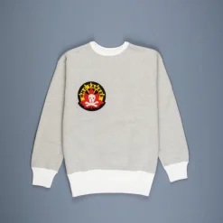 The Real McCoy's Militairy Sweatshirt Oatmeal HMC Tanker