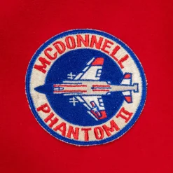 The Real McCoy's Militairy Souvenir Overshirt Wool Red