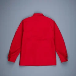 The Real McCoy's Militairy Souvenir Overshirt Wool Red