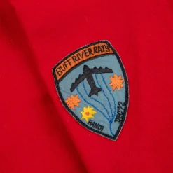 The Real McCoy's Militairy Souvenir Overshirt Wool Red