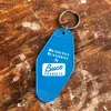 The Real McCoy's Motel Key Ring Blue
